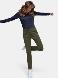 Damen Chinohose Olive